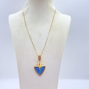 KUtup Yıldızı Mavi Kolye